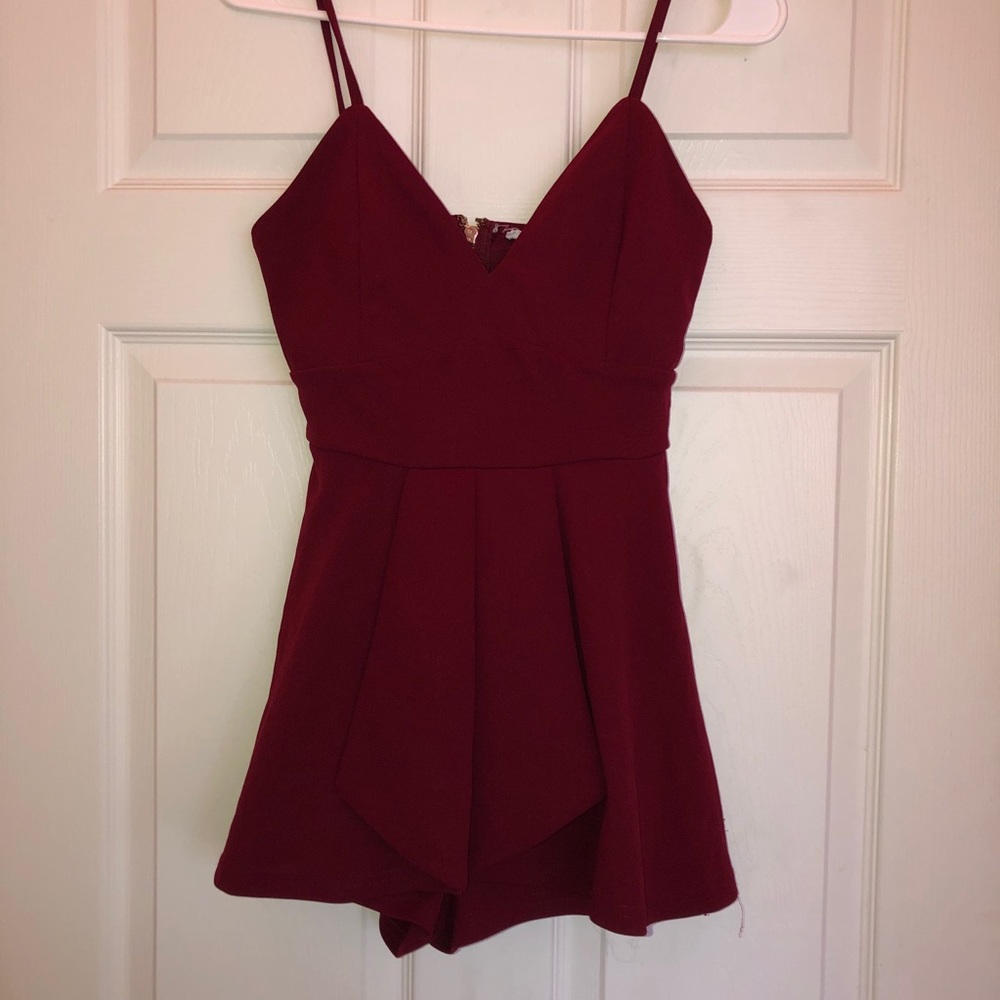 NEW Burgundy Dress/Romper